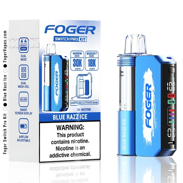 Foger Switch Pro Kit Nixodine 19ml - 30000 Puffs  5% -  5ct