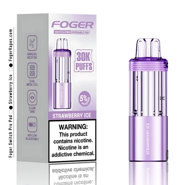 Foger Switch Pro Nixodine 19ml Pods - 30000 Puffs 5%  - 5ct