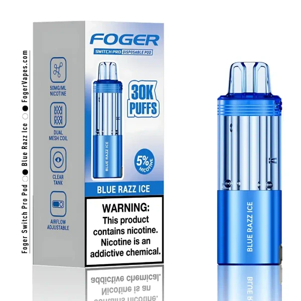 Foger Switch Pro Nixodine 19ml Pods - 30000 Puffs 5% - 5ct Foger Disposables The Cloud Supply