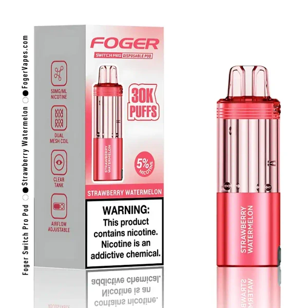 Foger Switch Pro Nixodine 19ml Pods - 30000 Puffs 5% - 5ct Foger Disposables The Cloud Supply