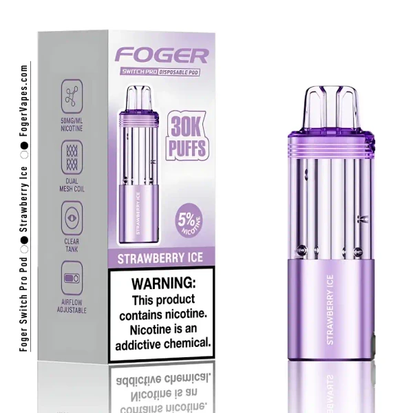 Foger Switch Pro Nixodine 19ml Pods - 30000 Puffs 5% - 5ct Foger Disposables The Cloud Supply