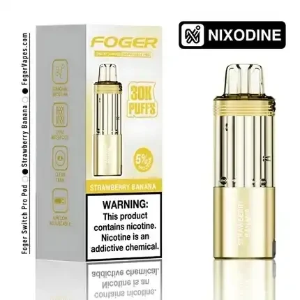  Foger Switch Pro Nixodine 19ml Pods - 30000 Puffs 5%  - 5ct  at The Cloud Supply