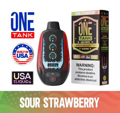  One Tank Disposable  5% 40000 Puffs (Made in USA)  -  2ml 5pk  at The Cloud Supply