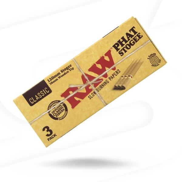 Raw Papers - Raw Classic Phat Stogee 120mm 8pk 3ct