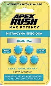  Apex Rush Mit Tablets 2500mg 5ct 5pk  at The Cloud Supply