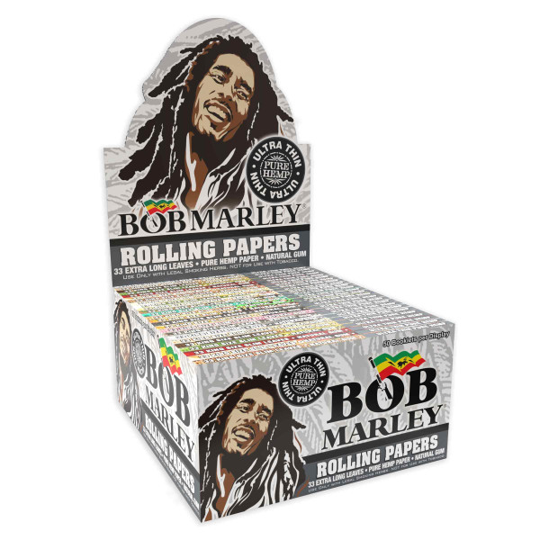 Bob Marley Ultra Thin Rolling Paper 114 25pk 50ct