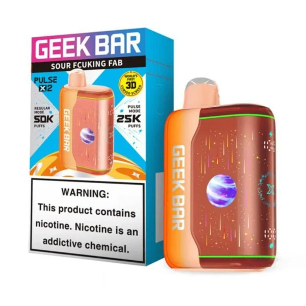 Geek Bar Pulse X 2 Disposable 5% 50000 Puffs 1000mAh 5pk