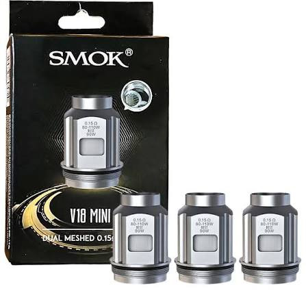 Smok TFV18 Mini Coils Dual Meshed 0.15 3pk