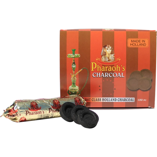 Pharaohs Quick Light Charcoal 40mm 100pc Box