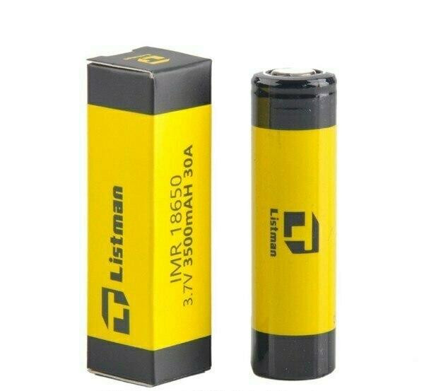 Listman Listman IMR18350 1100mAh 3.7V at The Cloud Supply