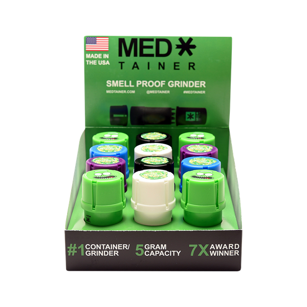 Medtainers Smell Proof Grinders 12ct