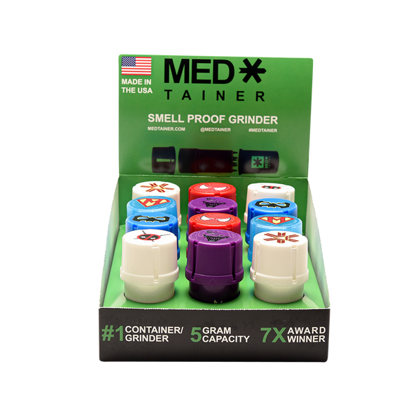 Medtainers Medtainers Smell Proof Grinders 12ct at The Cloud Supply