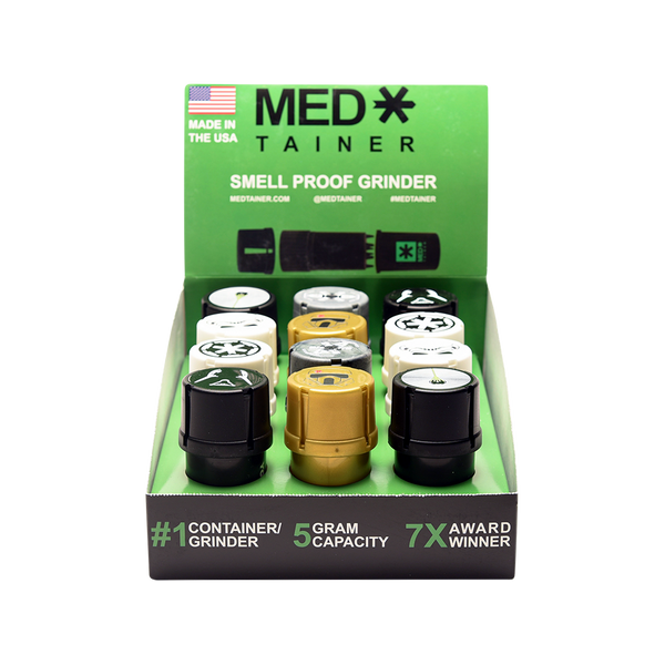 Medtainers Medtainers Smell Proof Grinders 12ct at The Cloud Supply