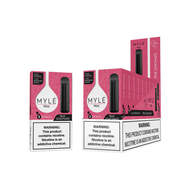Myle Mini Disposable Device 2ct - 5% 320 Puffs - 10pk  at The Cloud Supply