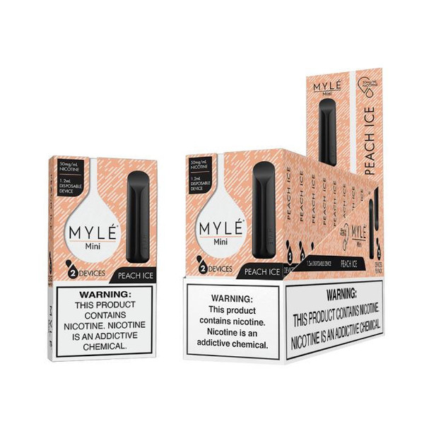 Myle Mini Disposable Device 2ct - 5% 320 Puffs - 10pk  at The Cloud Supply