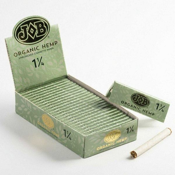 JOB Organic Hemp Rolling Paper Slim Box of 24 Packs