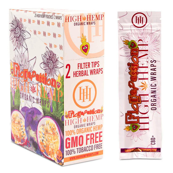 High Hemp Organic Wraps 2ct - 25pk  at The Cloud Supply