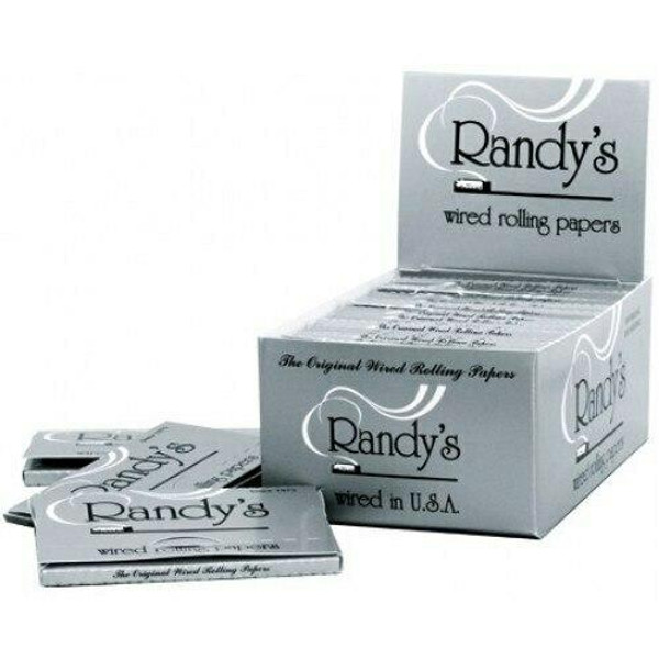【2025新春福袋】 Randy's Classic Silver 77mm Wired Rolling Papers - 25pk アクセサリー