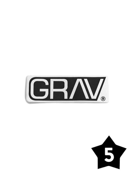 Grav GRAV Sticker - Pack of 5 at The Cloud Supply