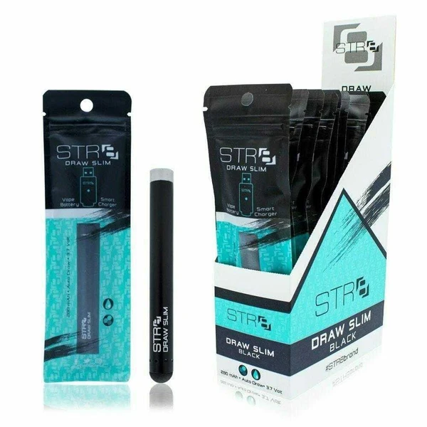  STR8 Battery Draw Slim With Charger (510 Battery)  at The Cloud Supply