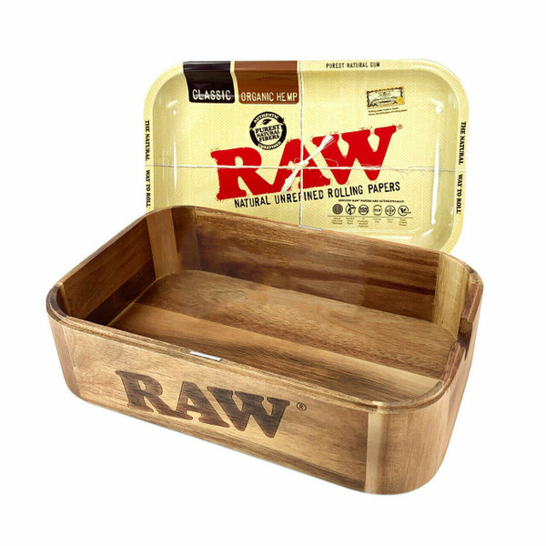 Raw Small Medium Rolling Tray Kit Gift Set Raw Classic Organic