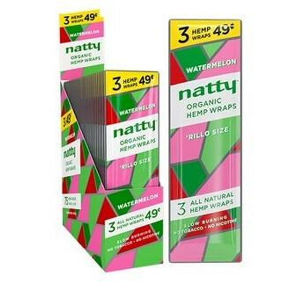 Natty Natty Hemp Wraps Rillo Size 3Ct 25Pk at The Cloud Supply