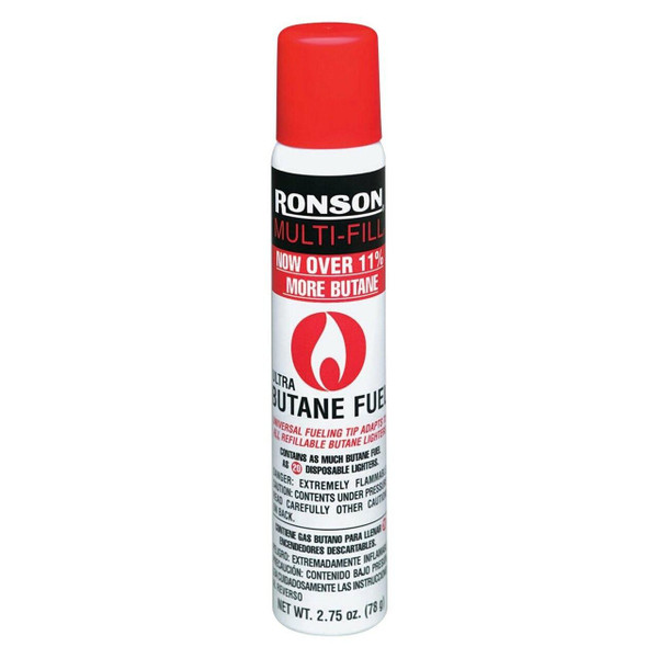 Ronson Ronson Butane Red And White Bottle Case of 12 at The Cloud Supply