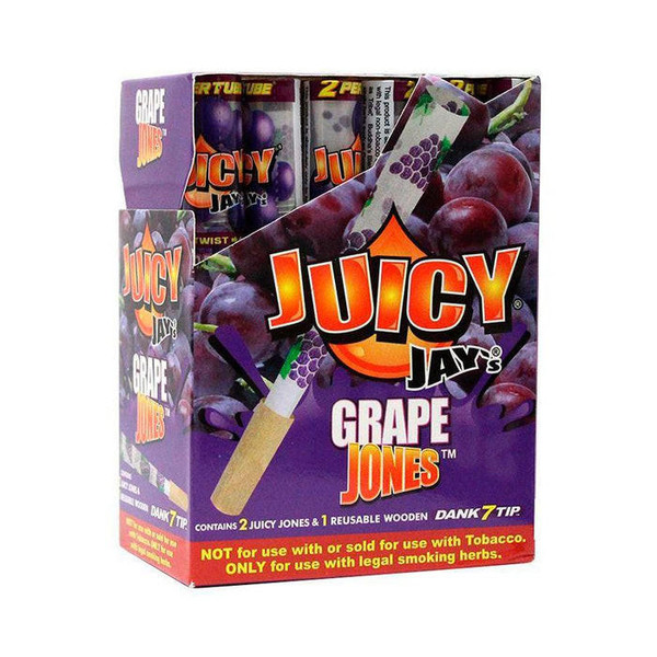 Juicy Jays Jones Cones w/Wooden Tip 2pk 24ct  at The Cloud Supply