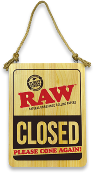 RAW RAW Door Signs at The Cloud Supply