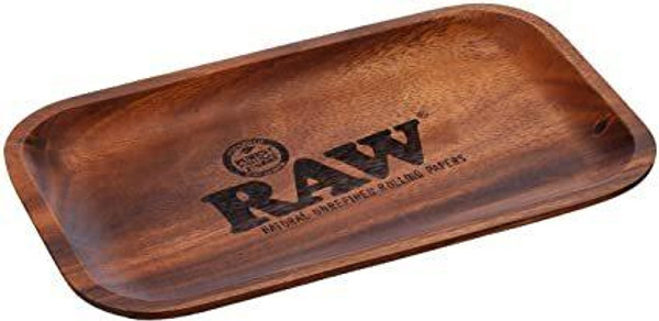 RAW RAW Rolling Tray - Wood at The Cloud Supply