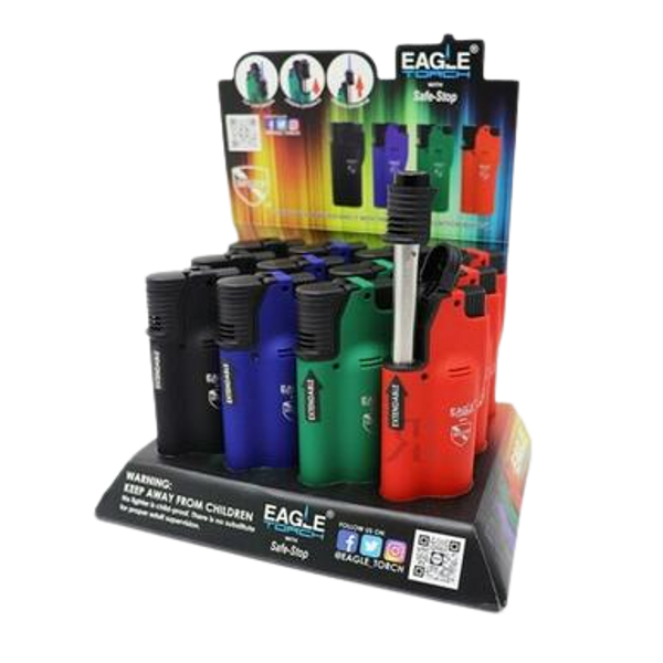 Eagle Torch Display - Extendable - PT159EX 12pc  at The Cloud Supply