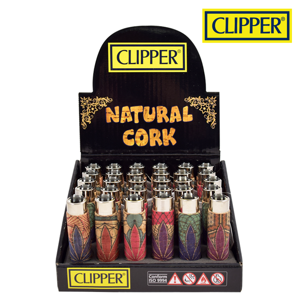 Clipper Lighters 30ct Cover Design Display - Cork Leaves 15 Cover  at The Cloud Supply