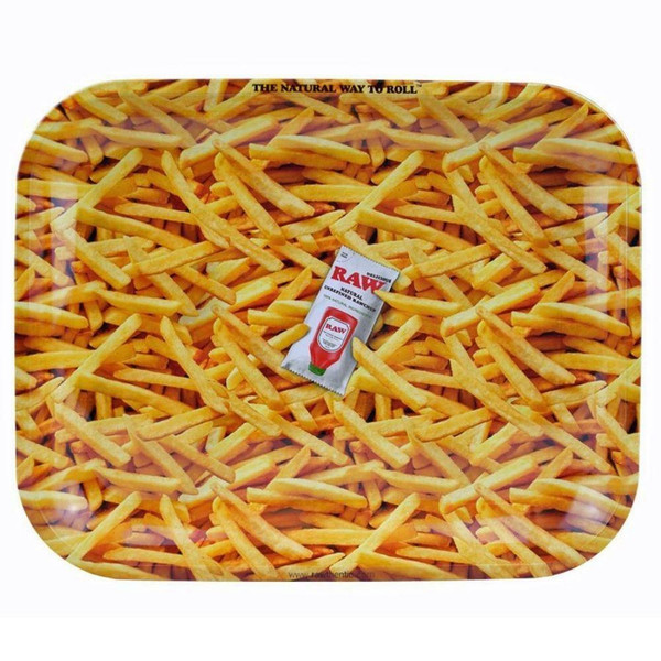RAW RAW French Fries Rolling Tray - Large at The Cloud Supply