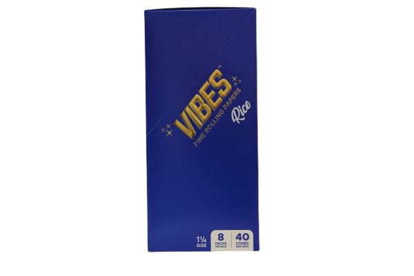 Vibes Vibes Rice Cones 1 1/4 Display - 40ct - 8pk at The Cloud Supply