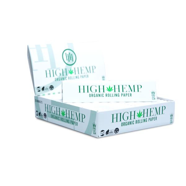 High Hemp Organic Rolling Paper King Size - 25ct  at The Cloud Supply