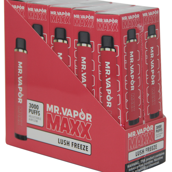 Mr Vapor Mr Vapor Maxx Disposable - 5percent 3000 Puffs - 10pk at The Cloud Supply