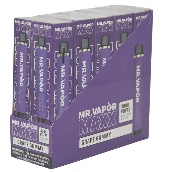 Mr Vapor Mr Vapor Maxx Disposable - 5percent 3000 Puffs - 10pk at The Cloud Supply