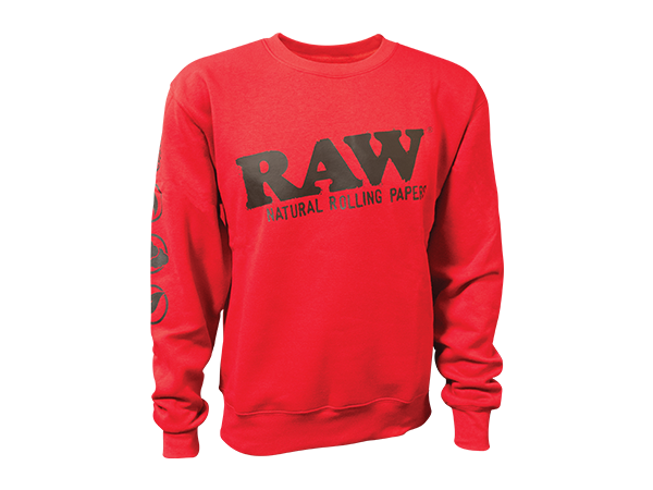 RAW RP X Raw Crewneck Sweatshirt - Zipper Pocket at The Cloud Supply