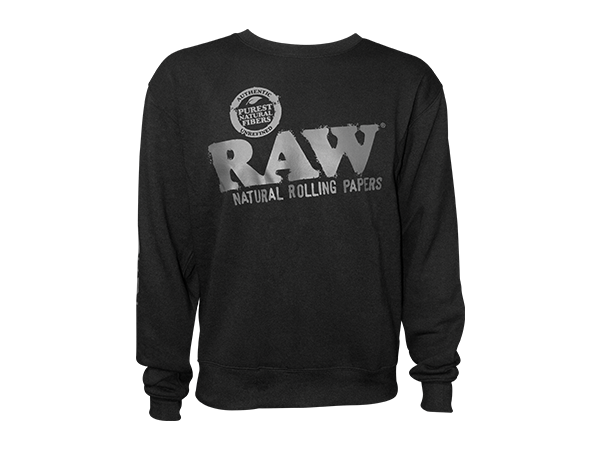 RAW RP X Raw Crewneck Sweatshirt - Zipper Pocket at The Cloud Supply