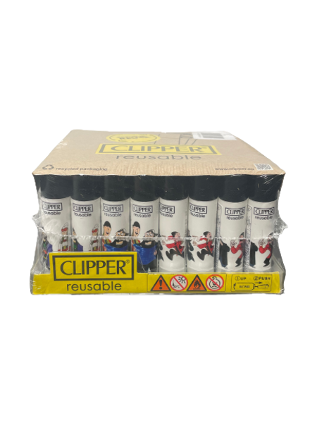 Clipper Clipper Lighters 48ct Display - Jay and Silent Bob Design at The Cloud Supply