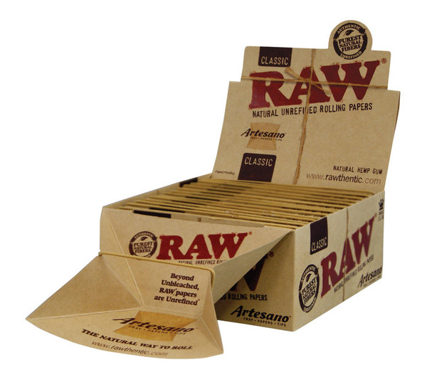 RAW RAW Classic Artesano Rolling Papers King Size - 15pk at The Cloud Supply