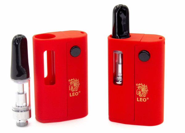 Smoking Leo Mini Mod 510 Battery - Red at The Cloud Supply