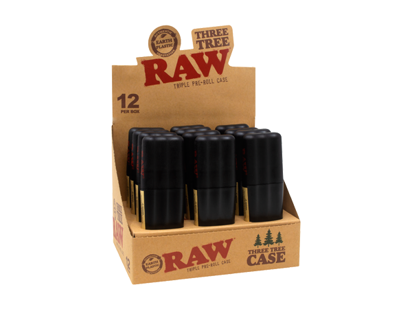 RAW Raw Three Tree Case For Cones - 12ct Display at The Cloud Supply