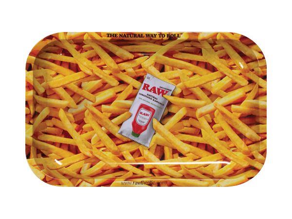RAW Raw French Fries Rolling Tray Metal Small at The Cloud Supply