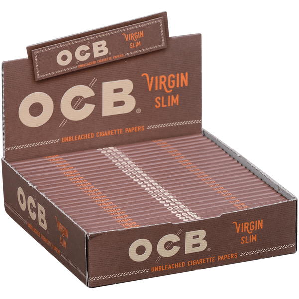 OCB Virgin Rolling Papers King Size Slim - 24pk at The Cloud Supply