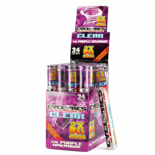 Cyclones Clear Cones - 24pk at The Cloud Supply