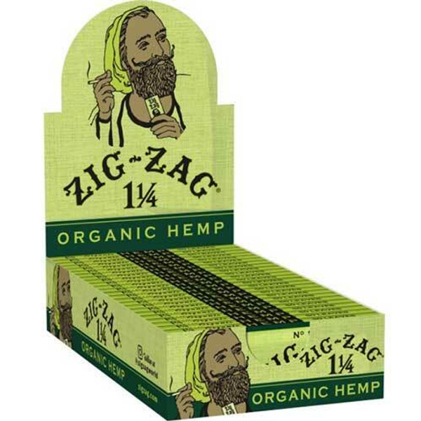Zig Zag Organic Hemp Rolling Papers 1 1/4 1.25 - 24pk at The Cloud Supply