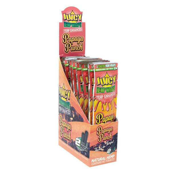 Juicy Jay Terpene Infused Hemp Wraps 25pk - 2 Per Pack at The Cloud Supply