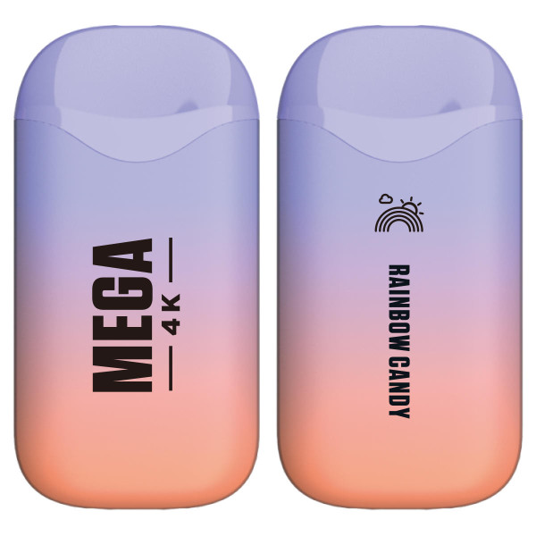 Mega Vape Mega 4K Rechargeable Disposable - 5percent 4000 Puffs - 10pk at The Cloud Supply