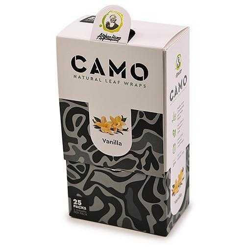  Afghan Hemp - Camo Self-Rolling Wraps - 25pk - 5 Per Pack  at The Cloud Supply